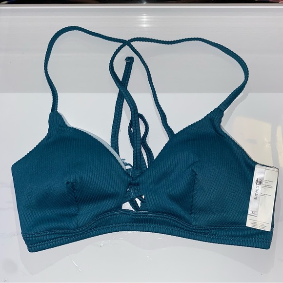 Cupshe Striped Triangle Bikini Swimsuit - Picture 8 of 13